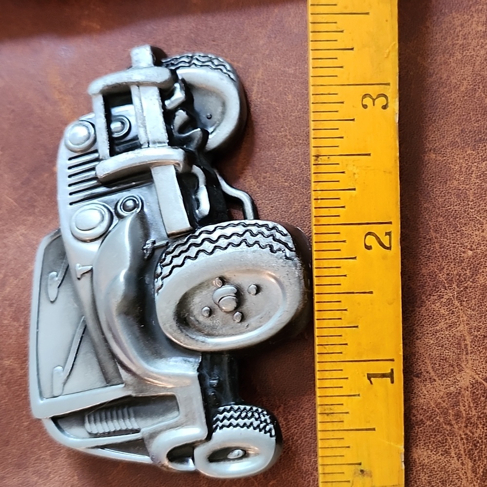 Silver Jeep Belt Buckle, New - Picture 4 of 4